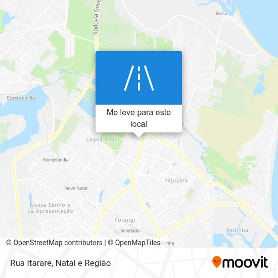 Rua Itarare mapa