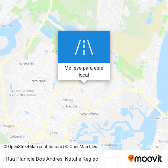 Rua Planície Dos Andres mapa