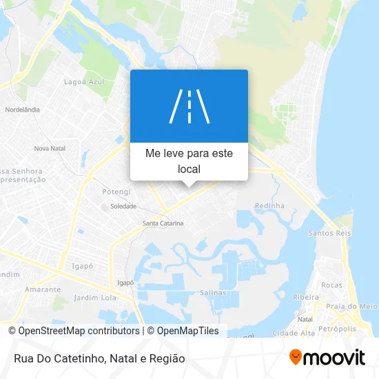 Rua Do Catetinho mapa