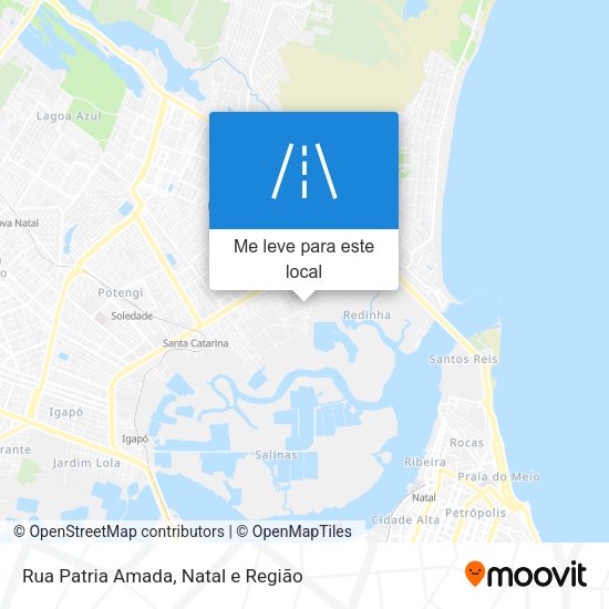 Rua Patria Amada mapa