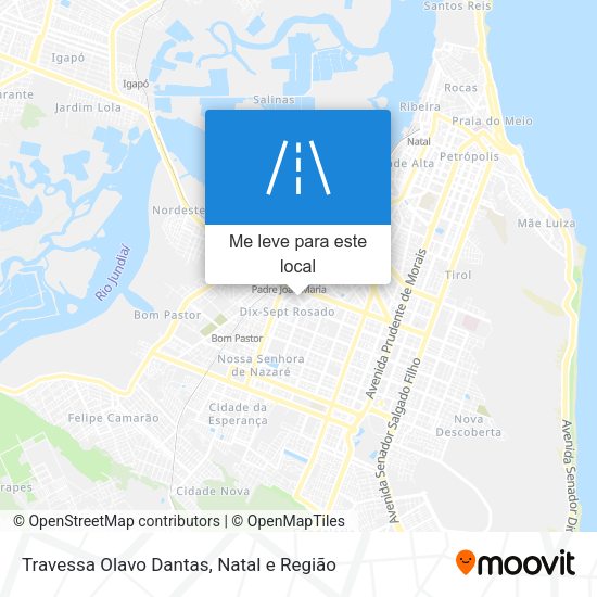Travessa Olavo Dantas mapa