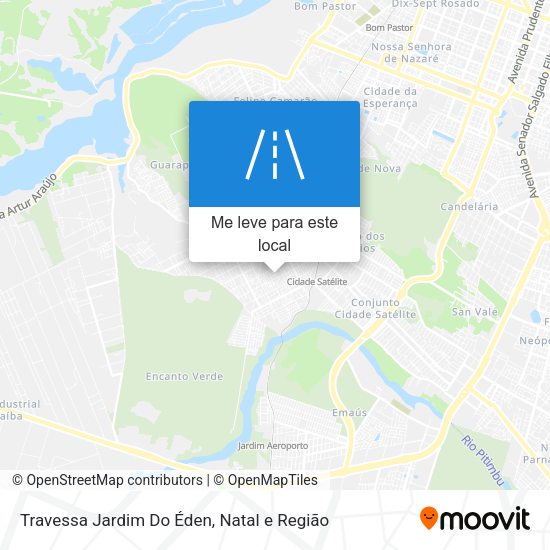 Travessa Jardim Do Éden mapa