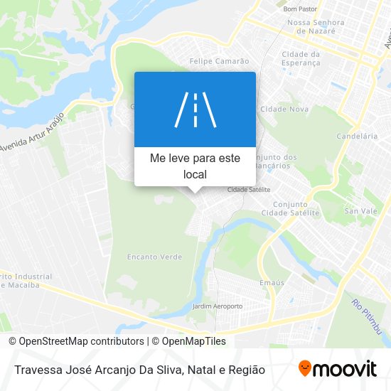 Travessa José Arcanjo Da Sliva mapa