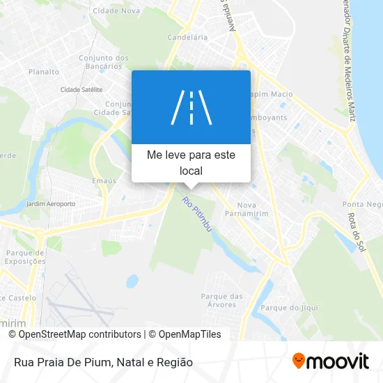 Rua Praia De Pium mapa