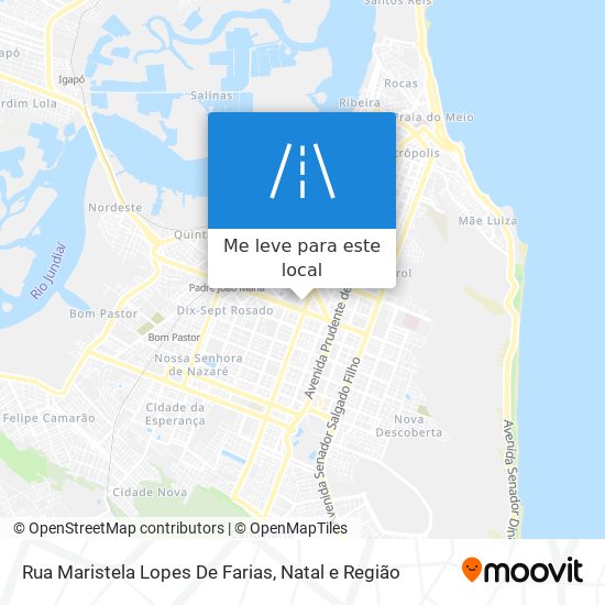 Rua Maristela Lopes De Farias mapa