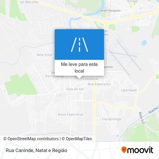 Rua Caninde mapa