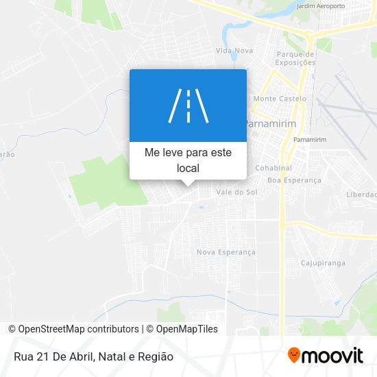 Rua 21 De Abril mapa