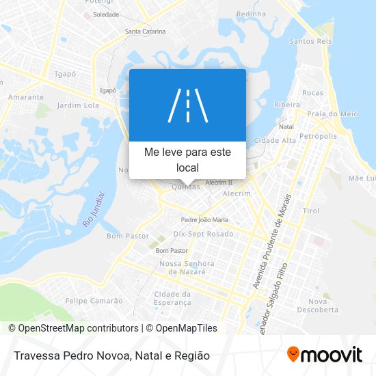 Travessa Pedro Novoa mapa