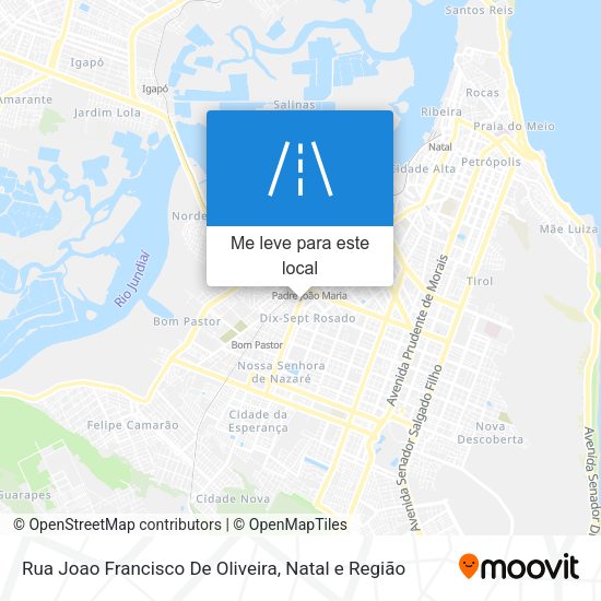 Rua Joao Francisco De Oliveira mapa