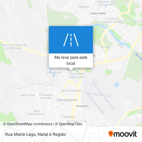 Rua Maria Lago mapa