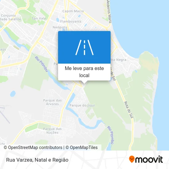 Rua Varzea mapa