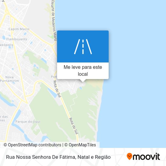 Rua Nossa Senhora De Fátima mapa
