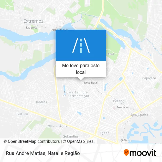 Rua Andre Matias mapa