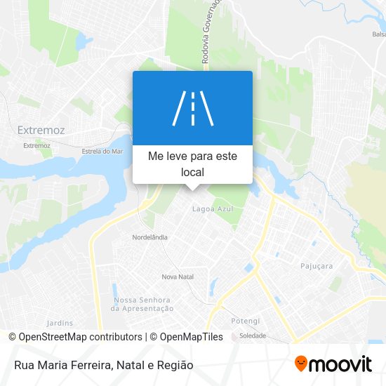 Rua Maria Ferreira mapa