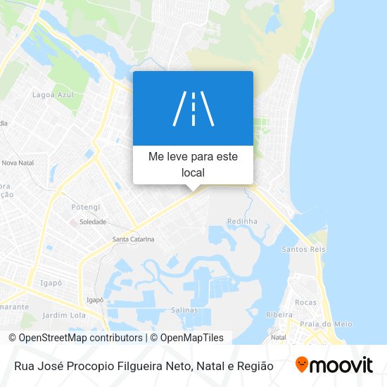 Rua José Procopio Filgueira Neto mapa