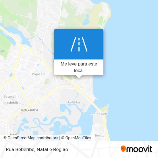 Rua Beberibe mapa