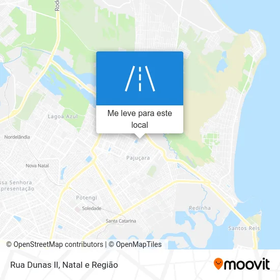 Rua Dunas II mapa