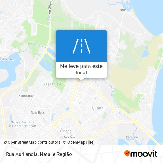 Rua Aurilandia mapa