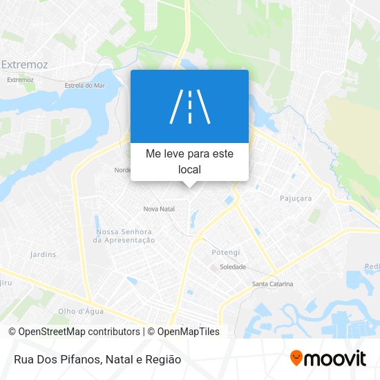 Rua Dos Pifanos mapa