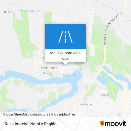 Rua Limoeiro mapa