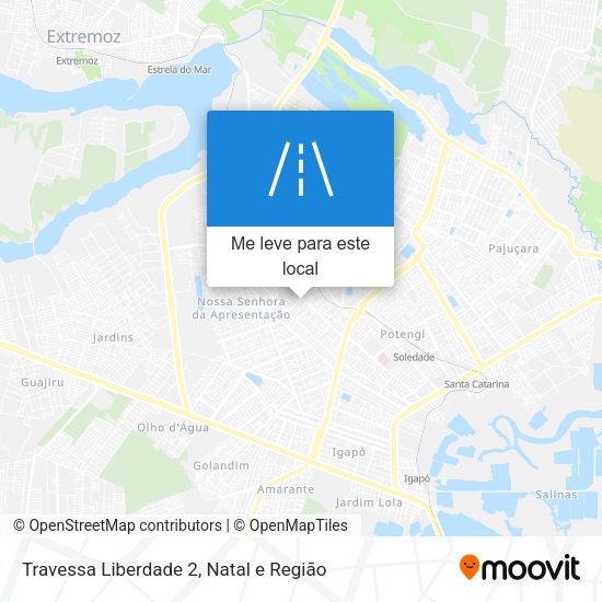 Travessa Liberdade 2 mapa