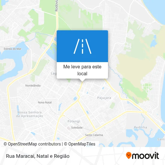 Rua Maracai mapa