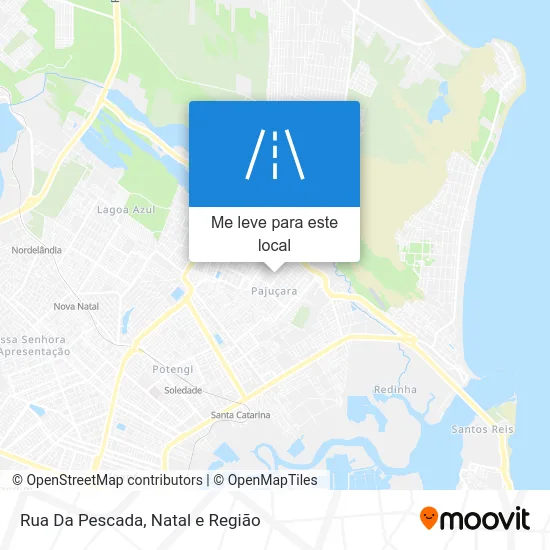 Rua Da Pescada mapa
