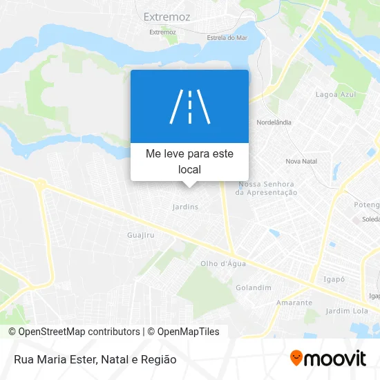 Rua Maria Ester mapa