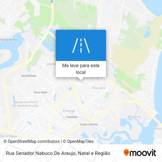 Rua Senador Nabuco De Araujo mapa