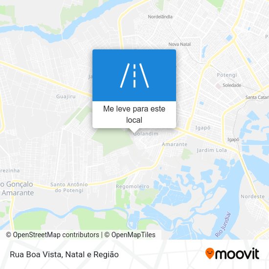 Rua Boa Vista mapa
