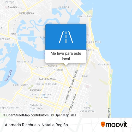 Alameda Riachuelo mapa