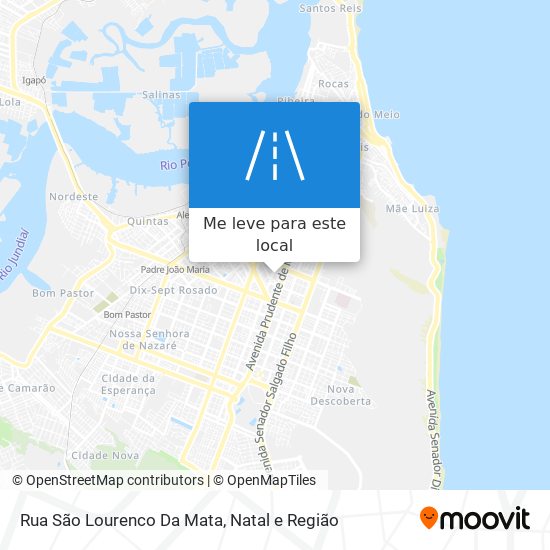 Rua São Lourenco Da Mata mapa