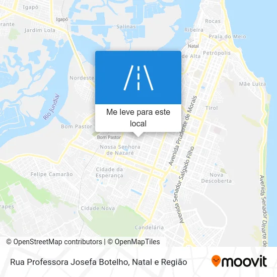 Rua Professora Josefa Botelho mapa