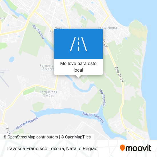 Travessa Francisco Texeira mapa