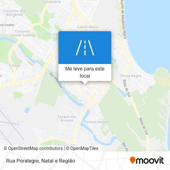 Rua Poralegre mapa