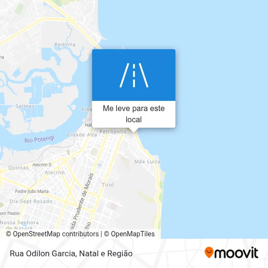 Rua Odilon Garcia mapa