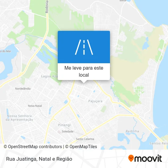 Rua Juatinga mapa