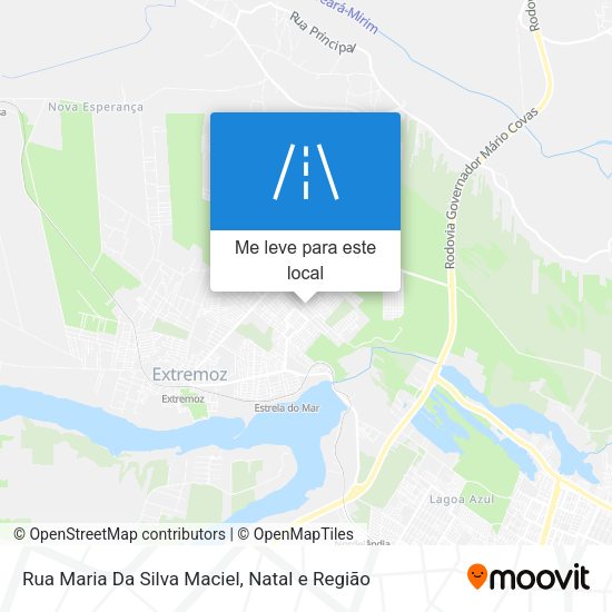 Rua Maria Da Silva Maciel mapa