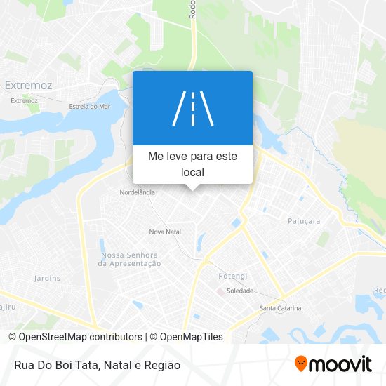 Rua Do Boi Tata mapa