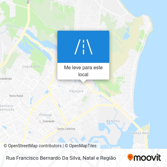 Rua Francisco Bernardo Da Silva mapa