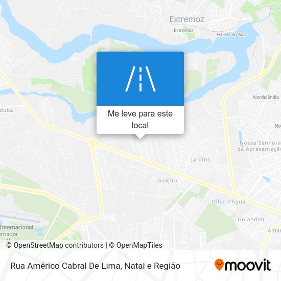 Rua Américo Cabral De Lima mapa