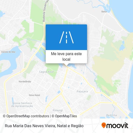 Rua Maria Das Neves Vieira mapa