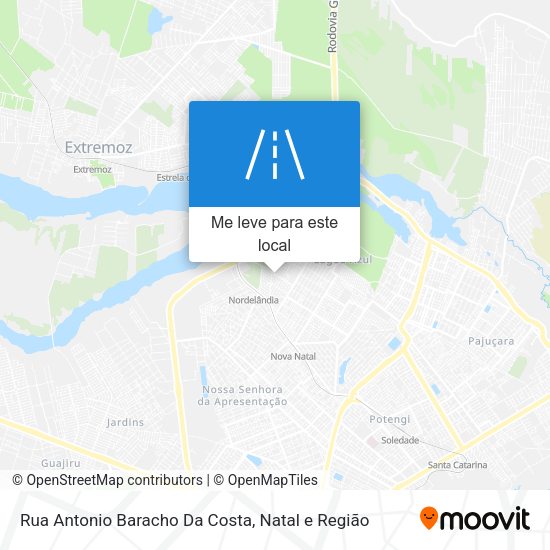 Rua Antonio Baracho Da Costa mapa