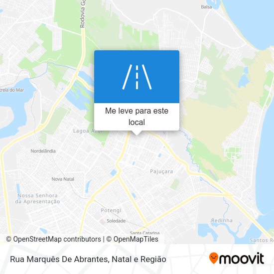 Rua Marquês De Abrantes mapa