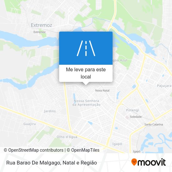 Rua Barao De Malgago mapa