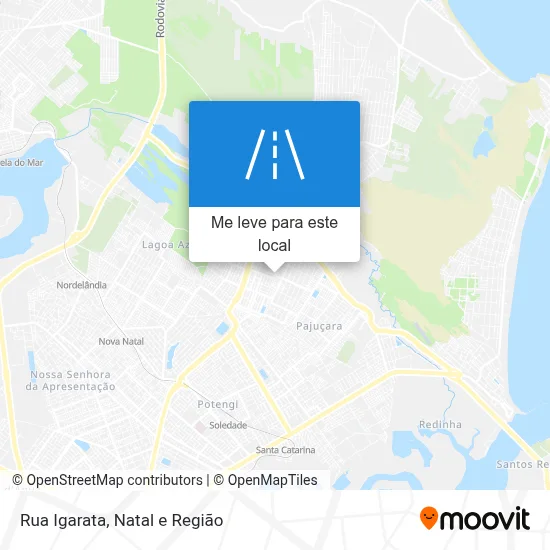 Rua Igarata mapa