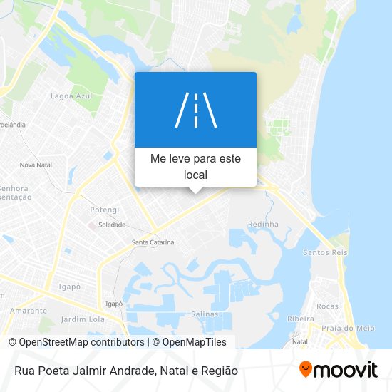 Rua Poeta Jalmir Andrade mapa