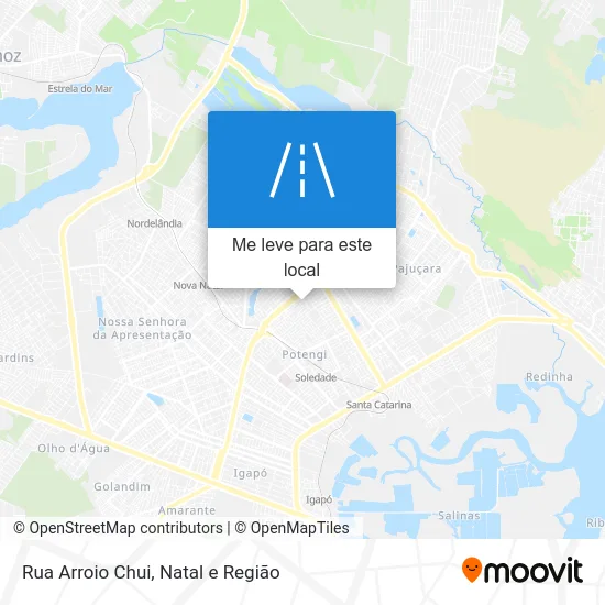 Rua Arroio Chui mapa