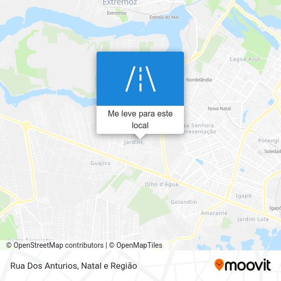 Rua Dos Anturios mapa
