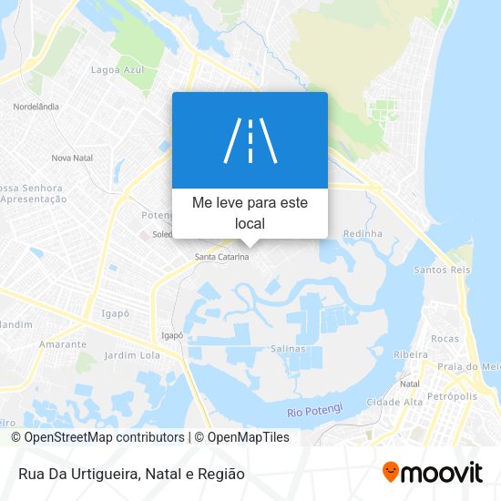 Rua Da Urtigueira mapa